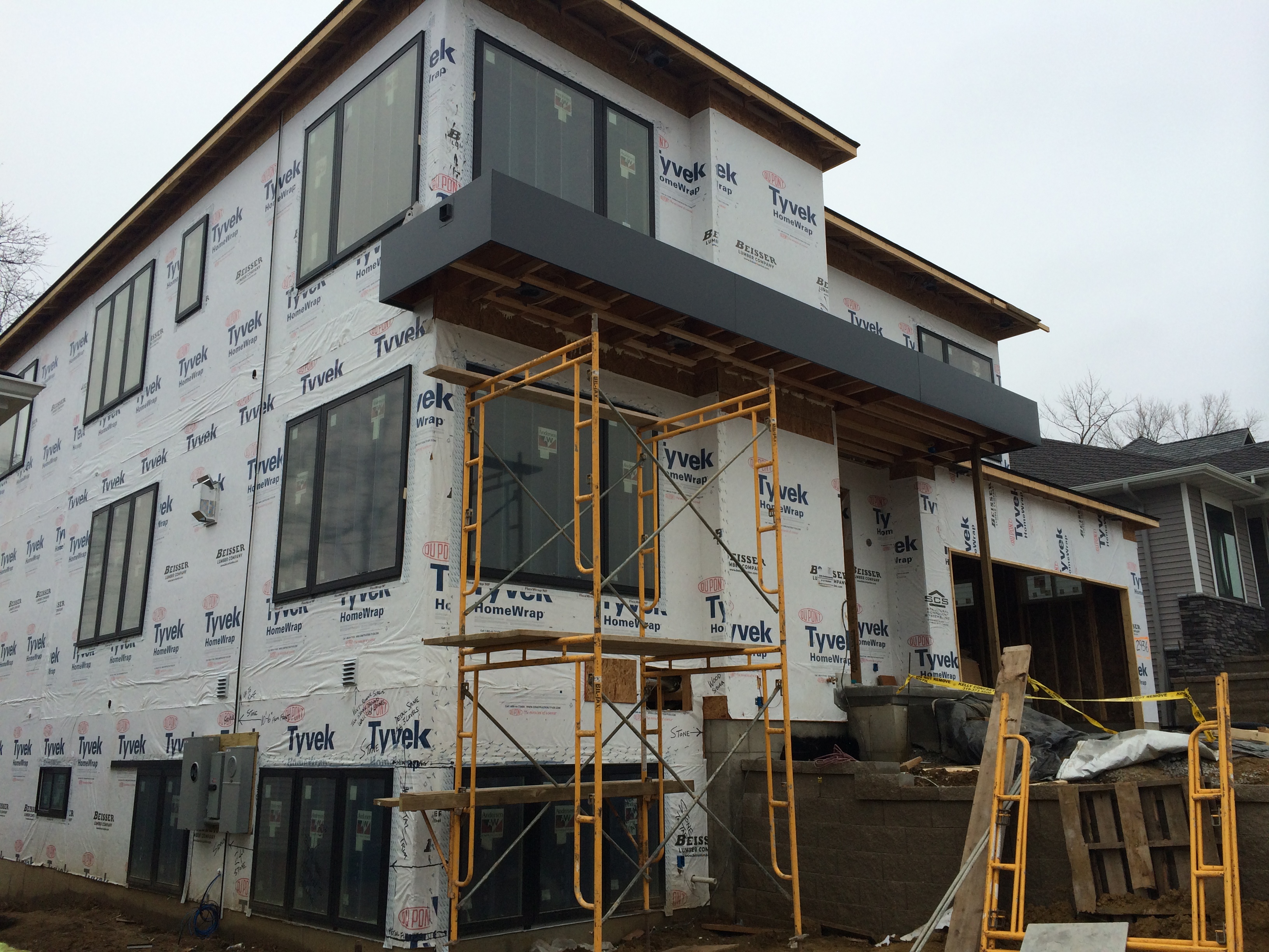 Aluminum Fascia Panels- Residence, Iowa City IA