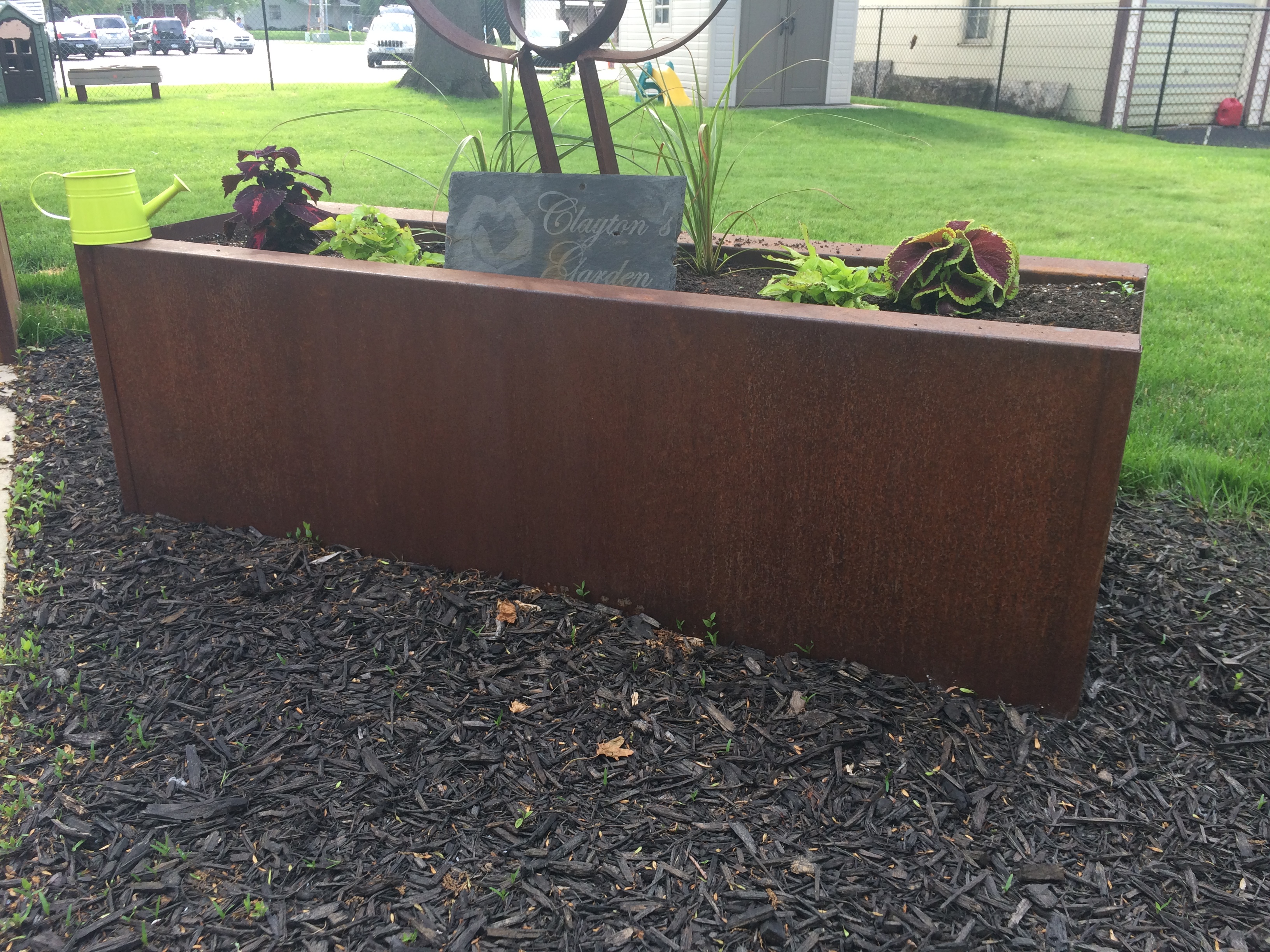 16 Gauge A606-4 Steel ( AKA Corten ) Planter Box